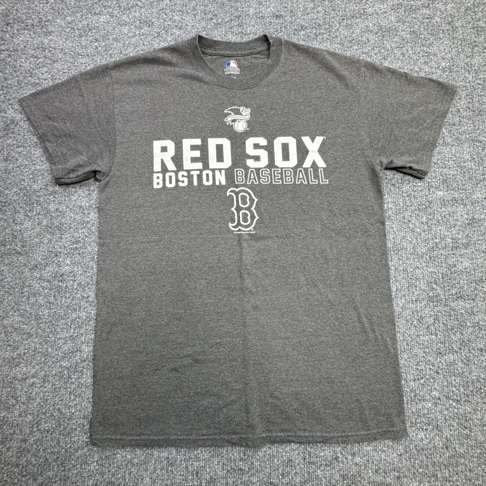 Boston Red Sox Genuine Merchandise T Shirt Mens Medium Gray MLB Baseball