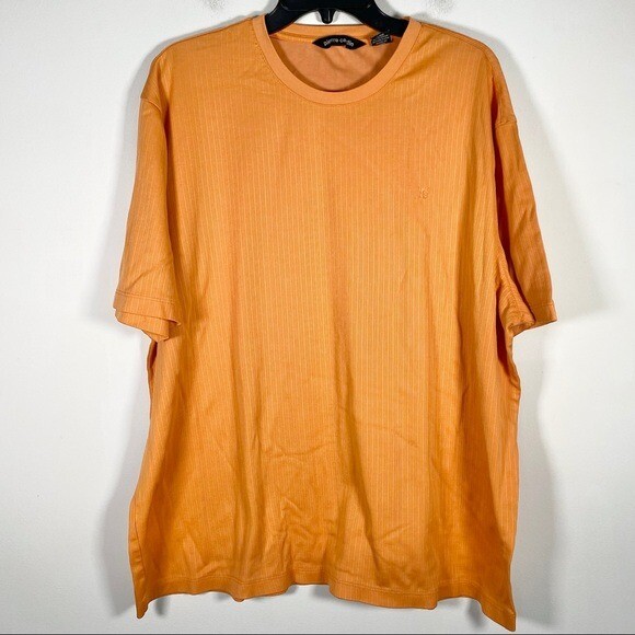 Pierre Cardin Men’s Size XXL Orange Short Sleeve Top