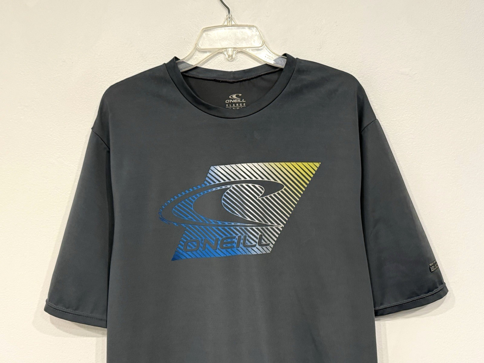 O’Neill Basic Skins Rash Guard Shirt Men’s Sz XL 50+ Ultraviolet Protection Blue