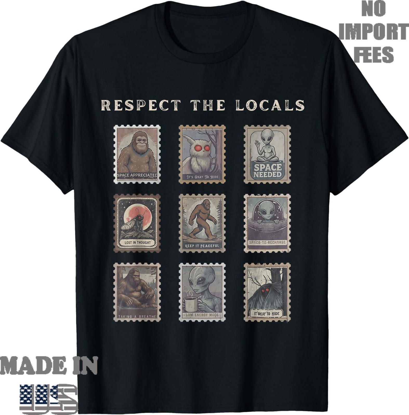 Respect the Local halloween Adult Kid Cotton Tee