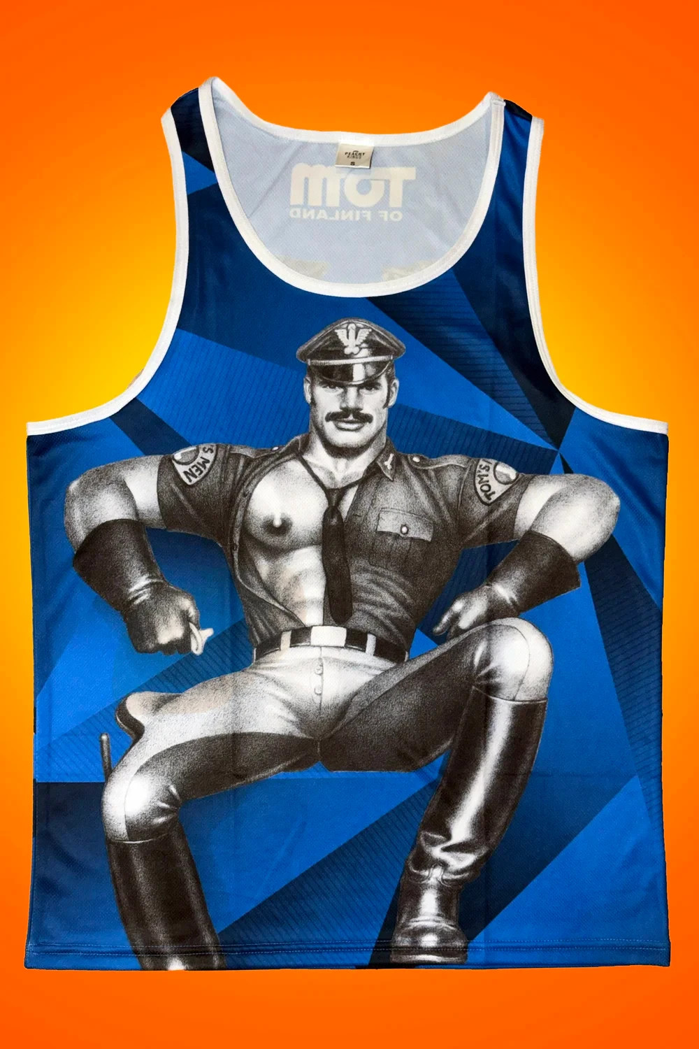 TOM OF FINLAND BLUES BROS MESH MUSCLE TANK TOP MENS TOP T SHIRT GAY CULTURE