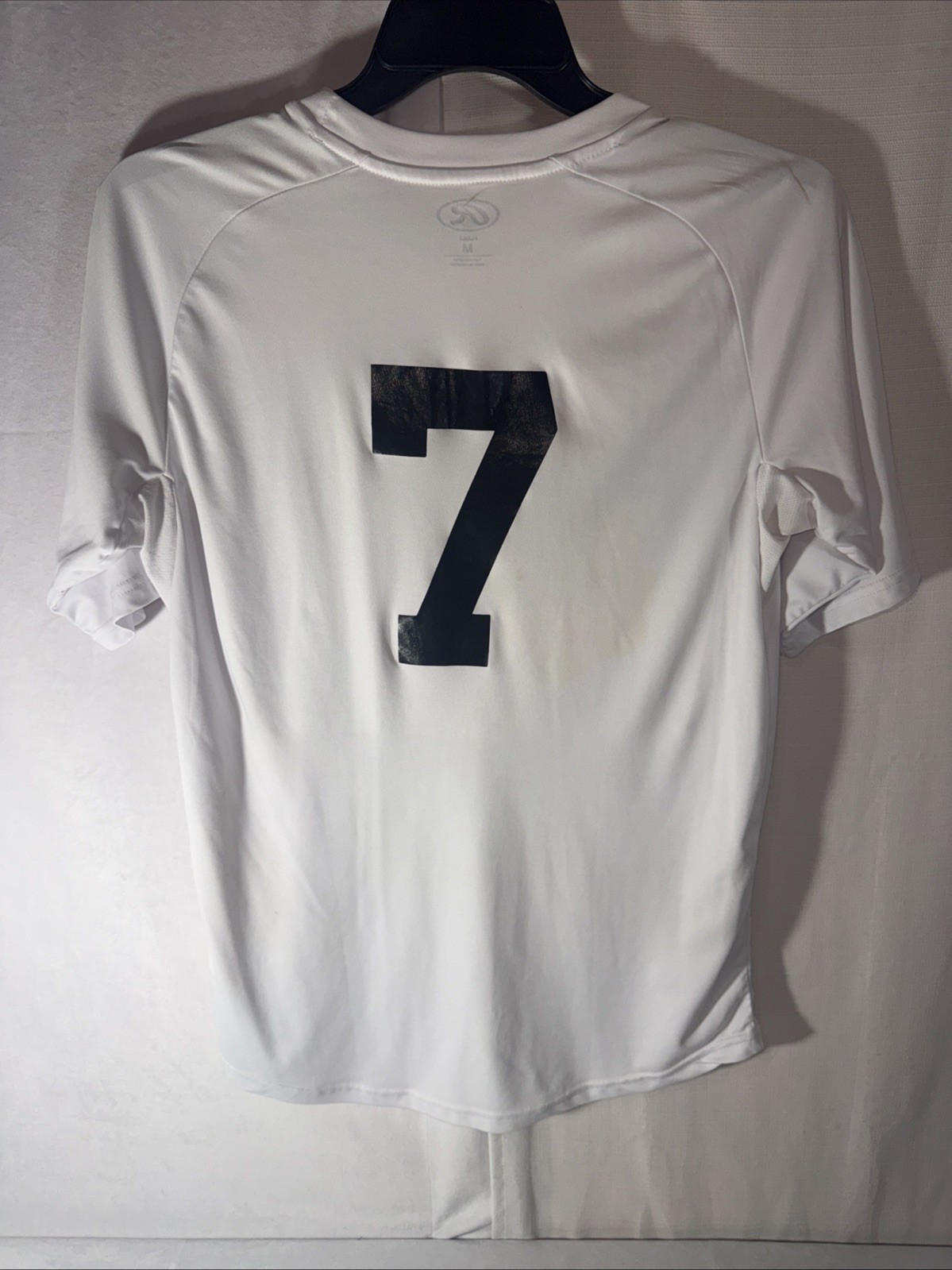 Rawlings Perfect Game Shirt White #7 Softball Baseball Size Medium