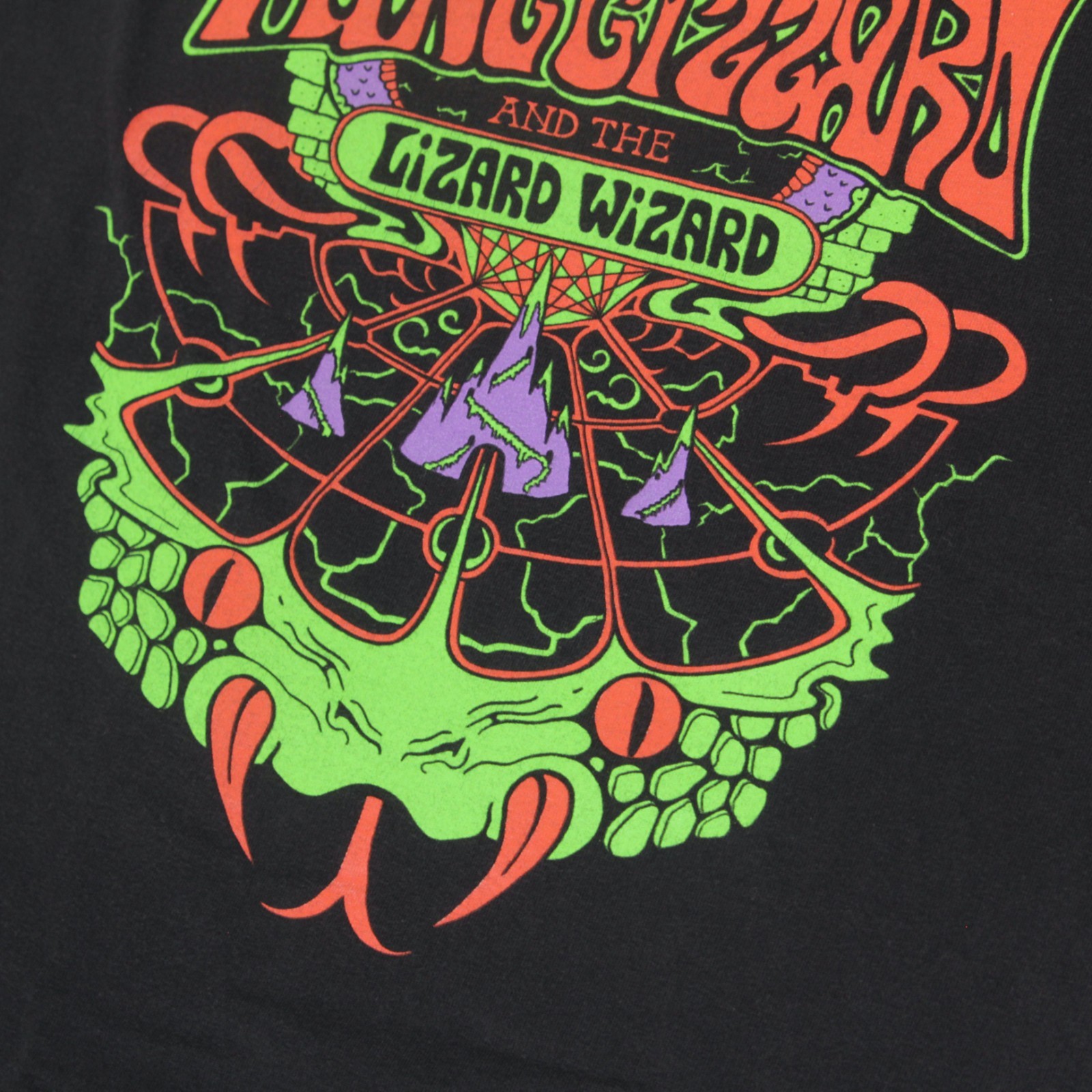 King Gizzard & the Lizard Wizard T Shirt L Snake Mountain Merch Band Concert Tee