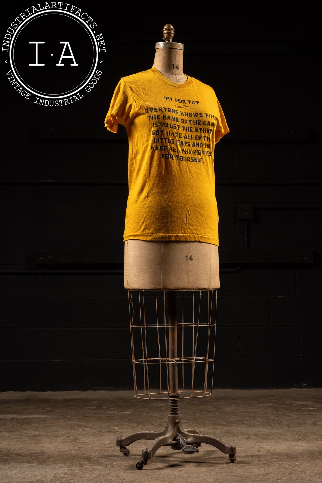 Vintage “Tit for Tat” Graphic T-Shirt
