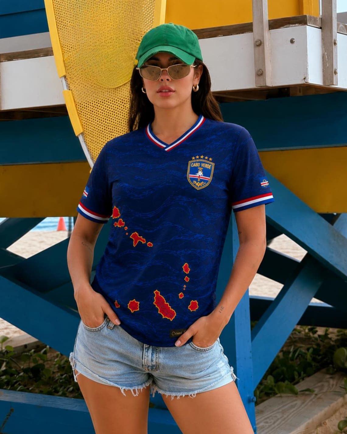 Personalized Cape Verde Soccer Jersey, Custom Name Number Shirt
