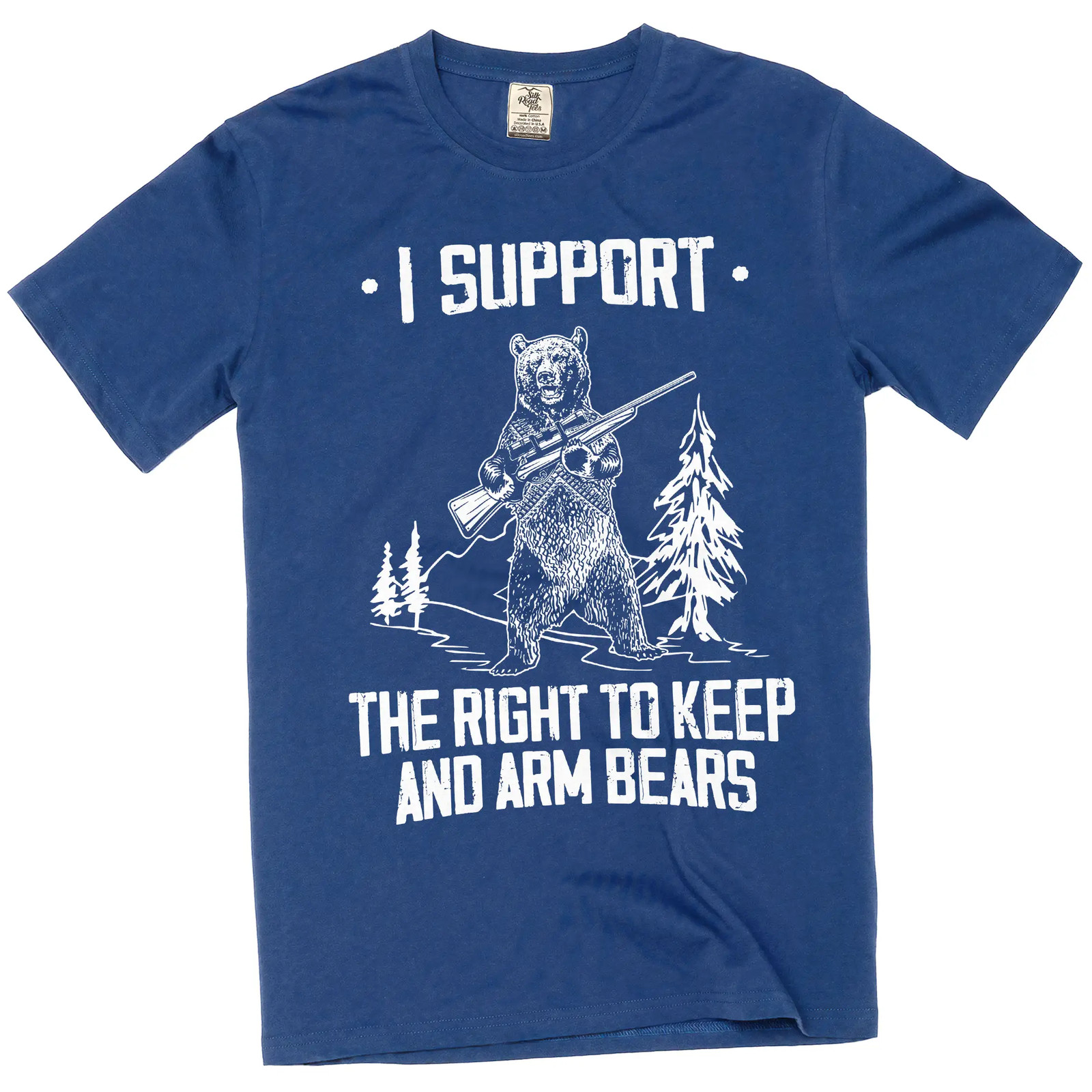 I support the right to keep and arm bears Funny Tee shirt second amendment Tee