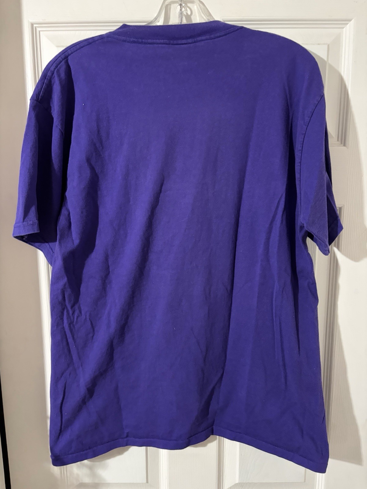 Vintage Mickey Unlimited Shirt Sz L Purple Minnie Donald Goofy Daisy Pluto