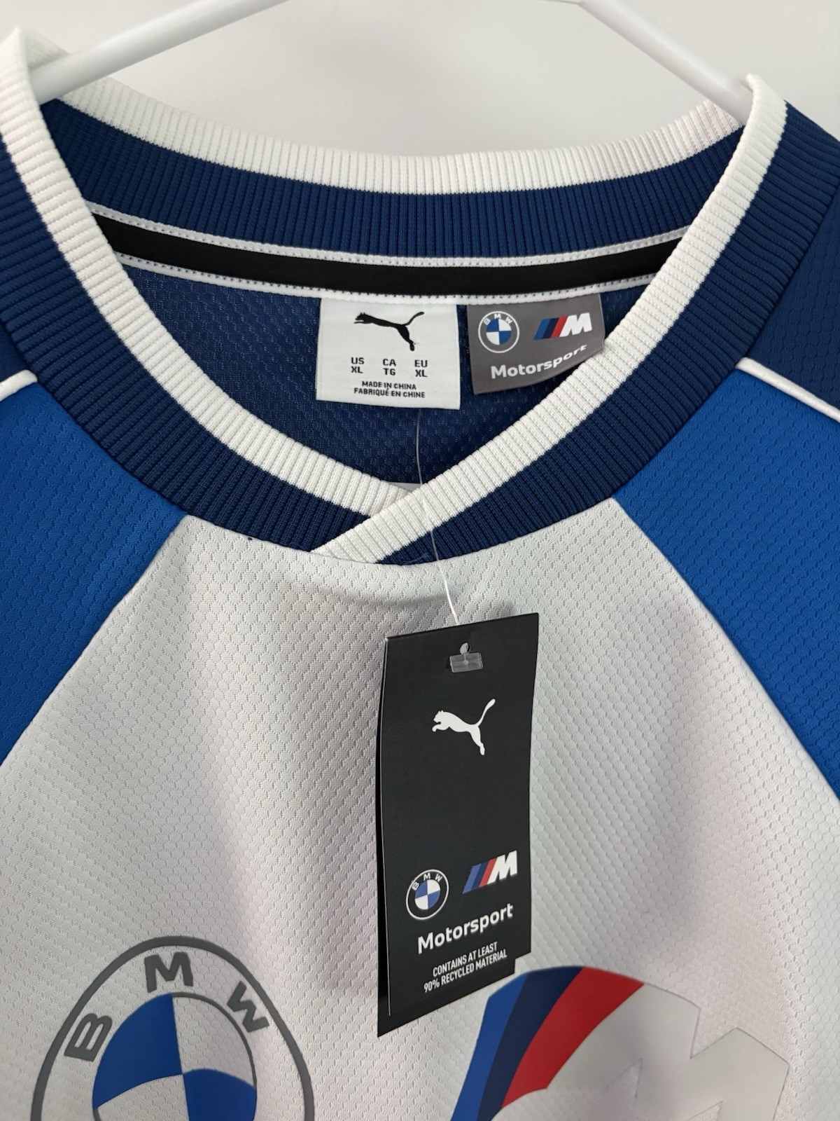 PUMA Bmw M Motorsport Lifestyle Crew Neck Short Sleeve T-Shirt Mens Size XL