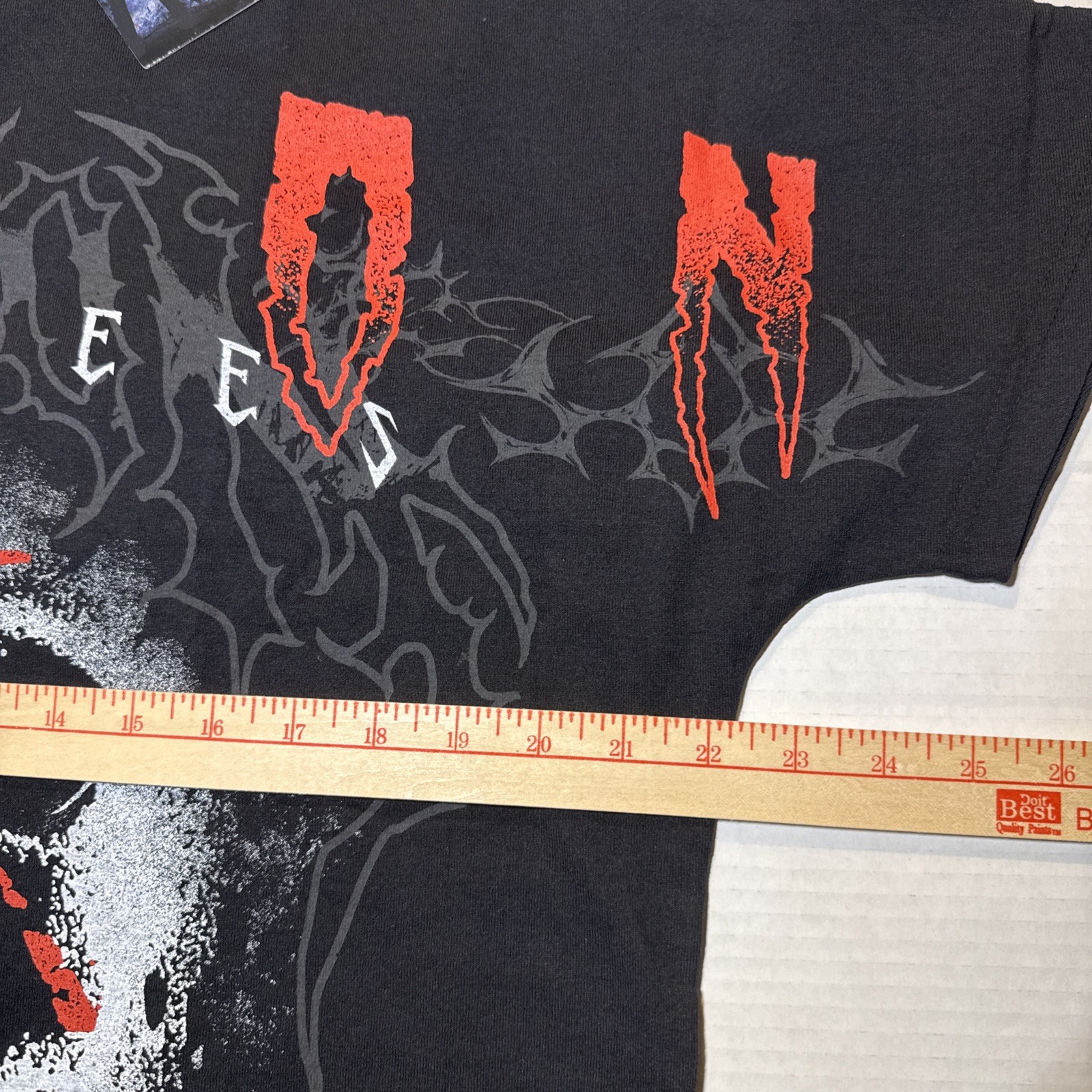 JASON VOORHEES Friday The 13th Mens Size Large T-SHIRT & Kuzos Jason Mask, NWT🔥