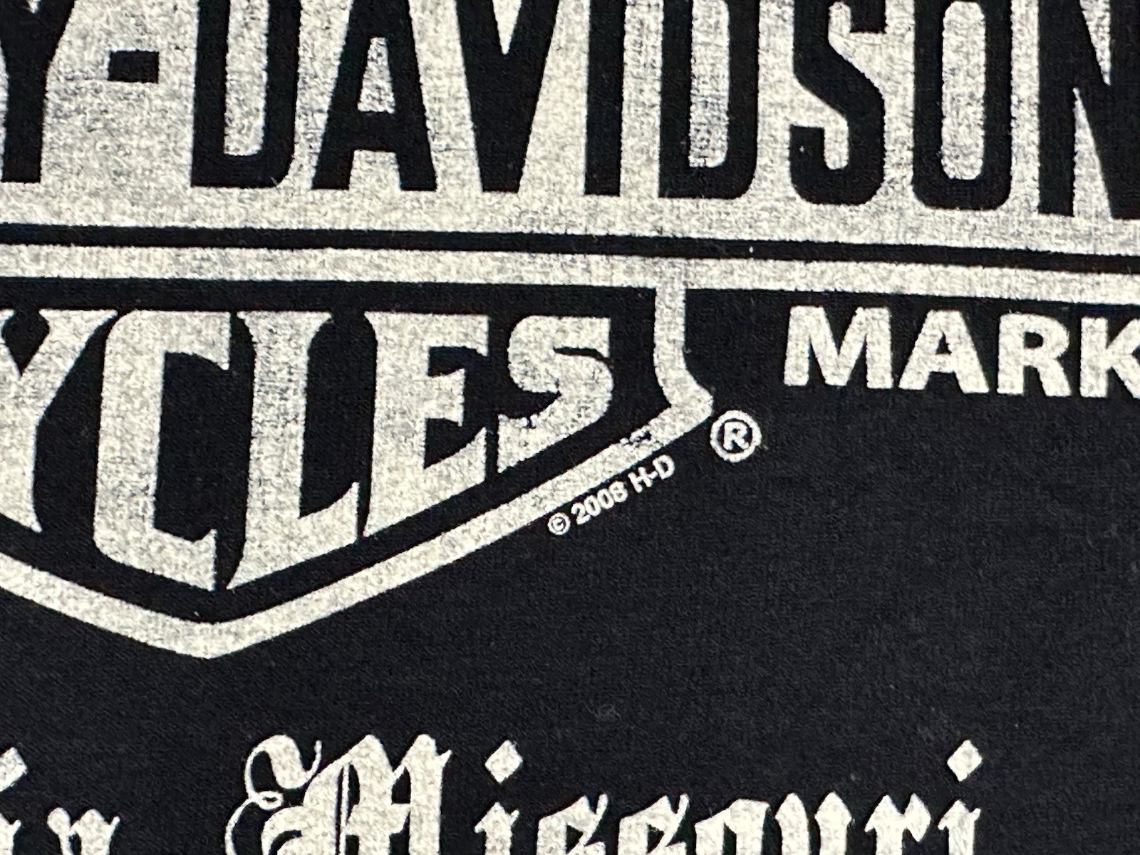 Harley Davidson 1941 WLA Mid America Shirt 2XL Black NWT 2008