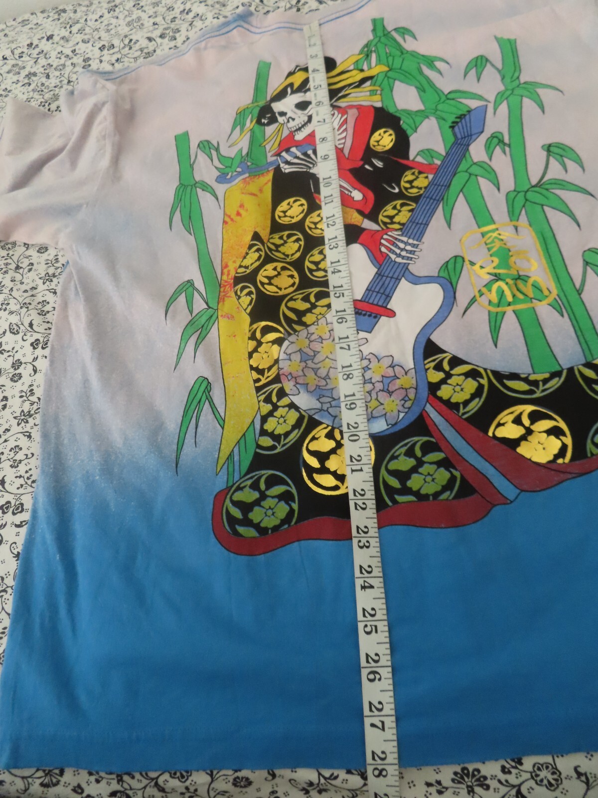 ronin tshirt XL ombre print