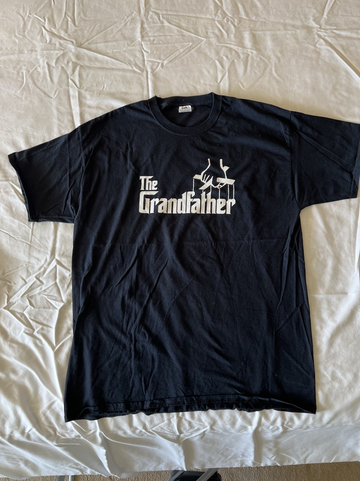 Fruit of the Loom Heavy HD Men’s XL Black “The Grandfather “ Cotton Tee