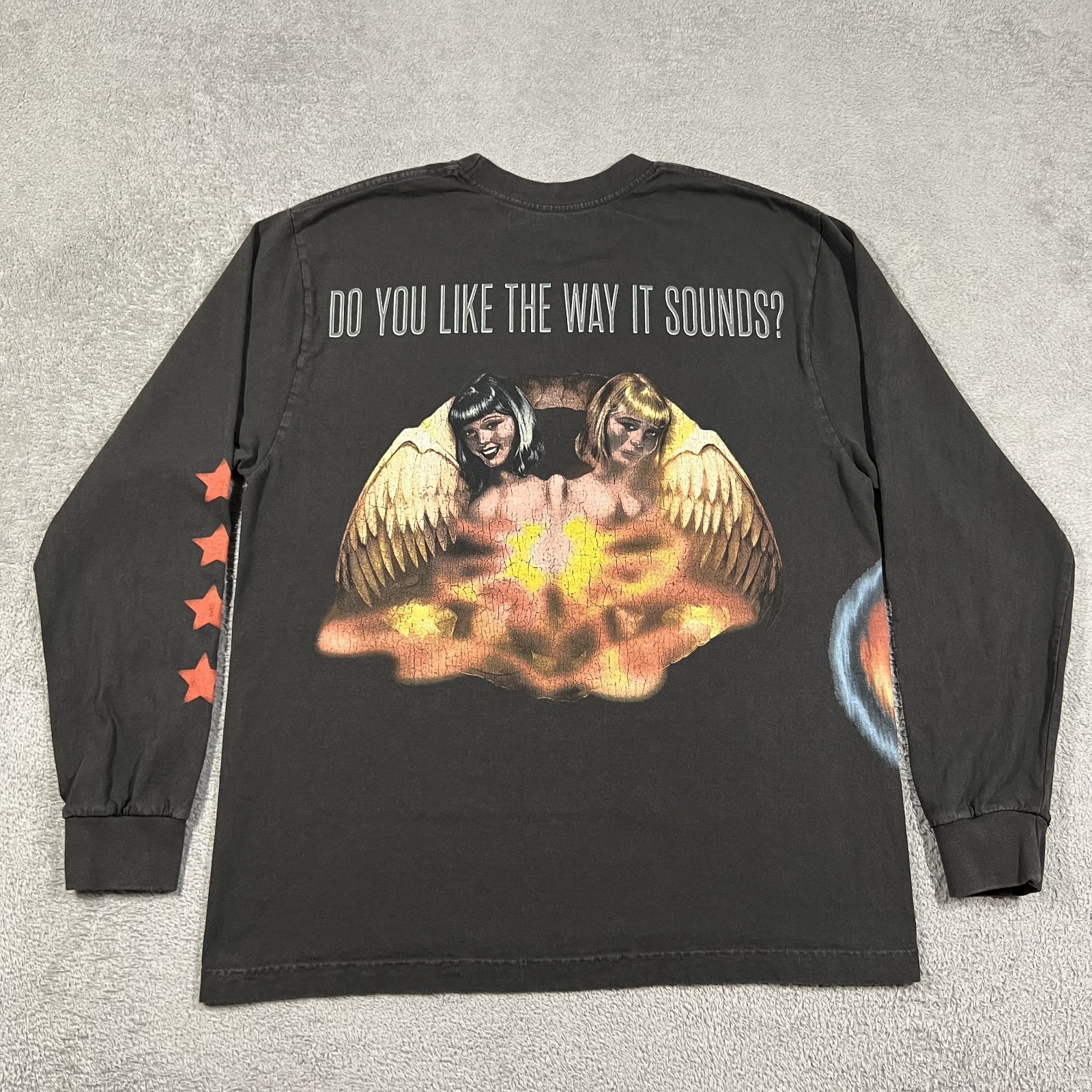 Travis Scott Utopia Tour Merch Til Further Notice T Shirt Mens Large Black