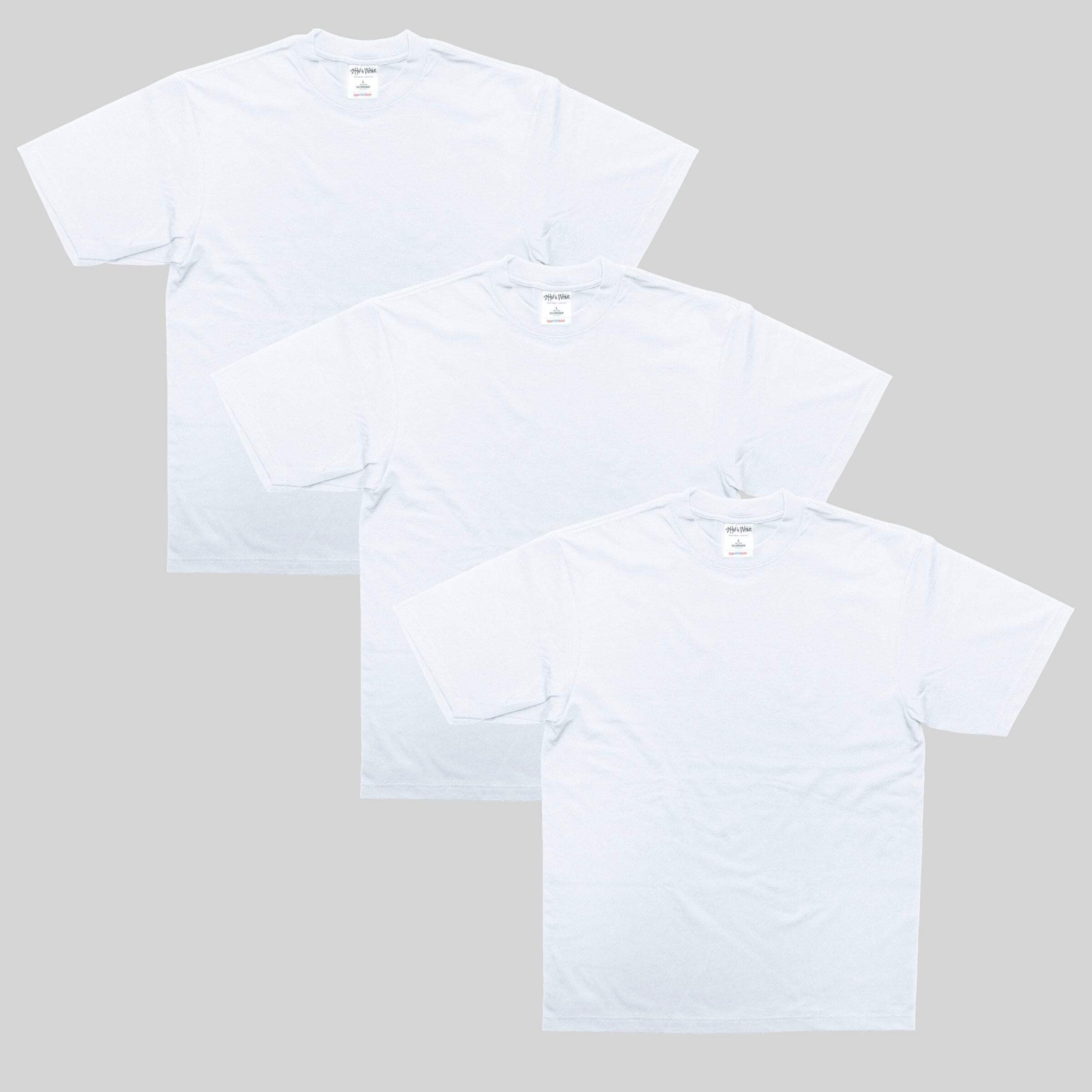 3-Pack Shaka Wear 7.5 oz Max Heavyweight Short Sleeve T-Shirt