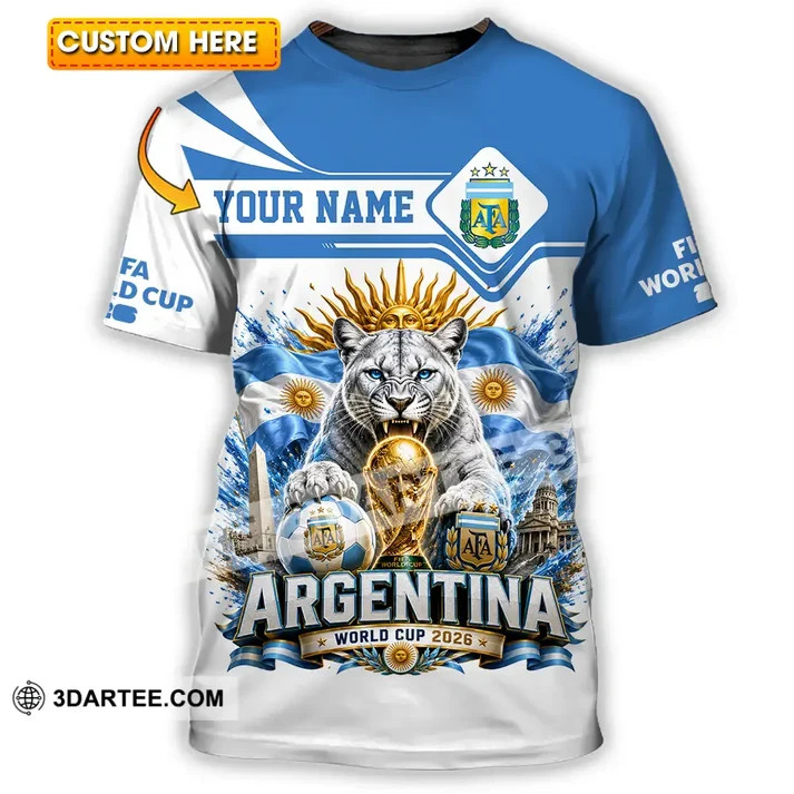Unisex Shirt – Custom Argentina World Cup 2026 Shirt Men Women VK13905