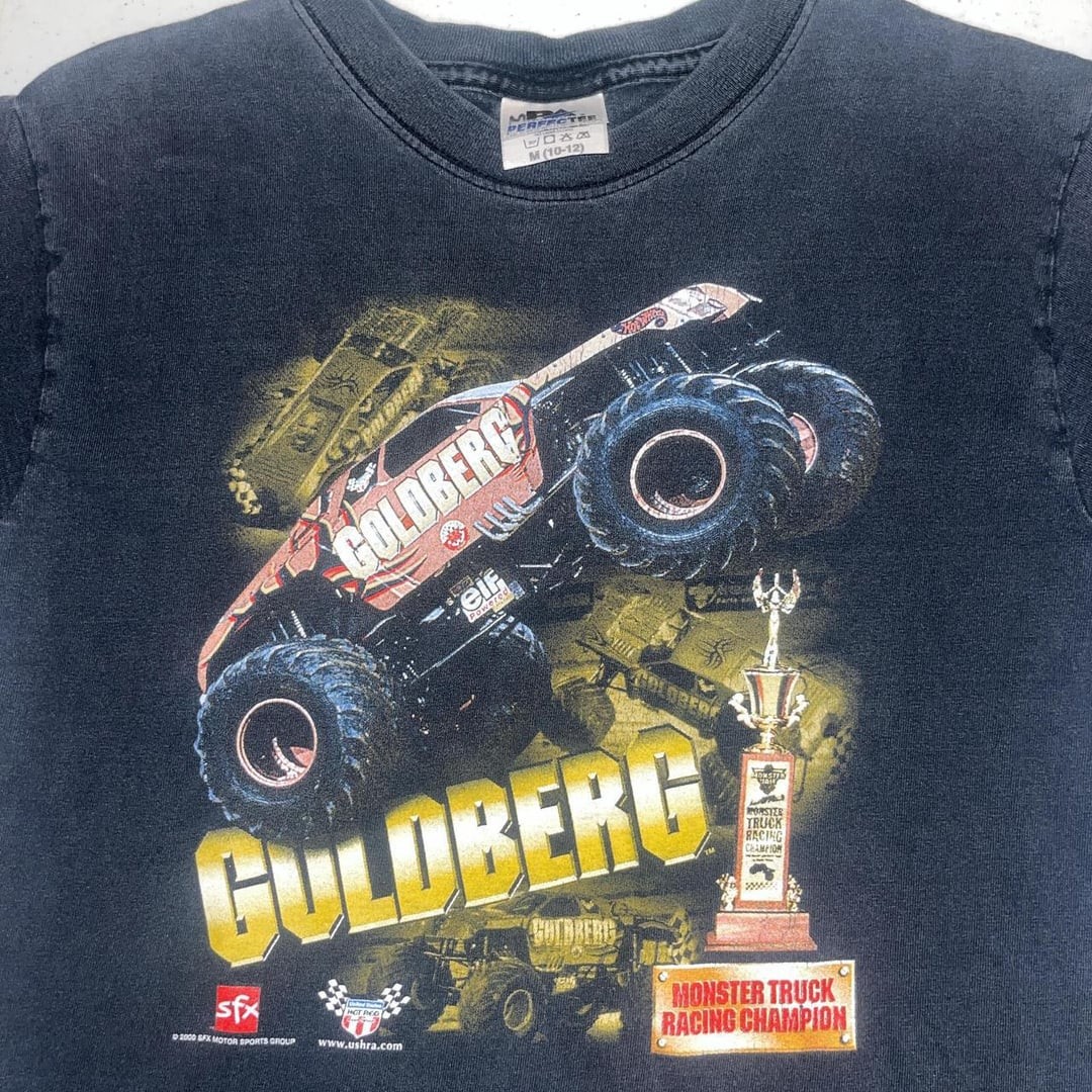 Goldberg T-Shirt Monster Truck 90s Classic Style Black tee S-2345XL NH28504
