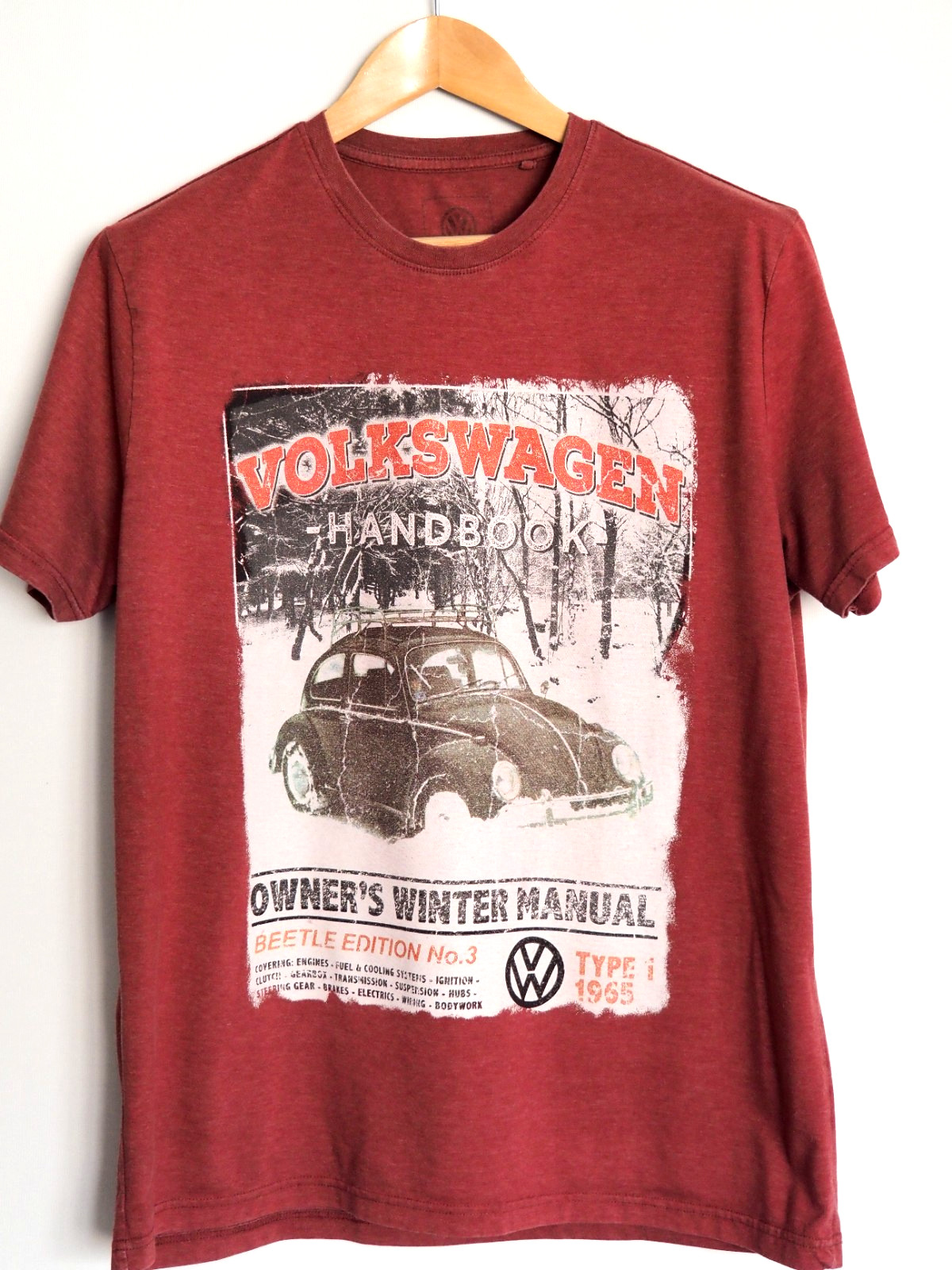 Mens Volkswagen Official Licensed T Shirt Large