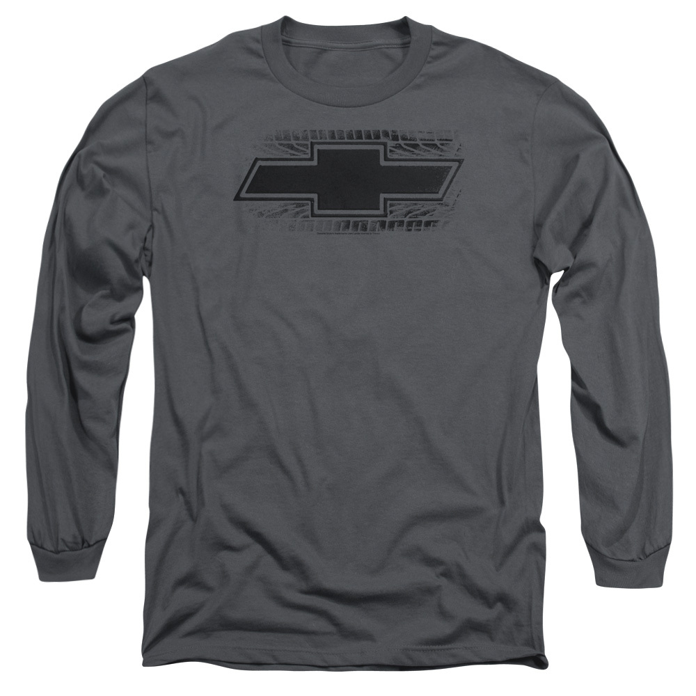 CHEVROLET BOWTIE BURNOUT Licensed Men’s Long Sleeve Graphic Tee Shirt SM-3XL