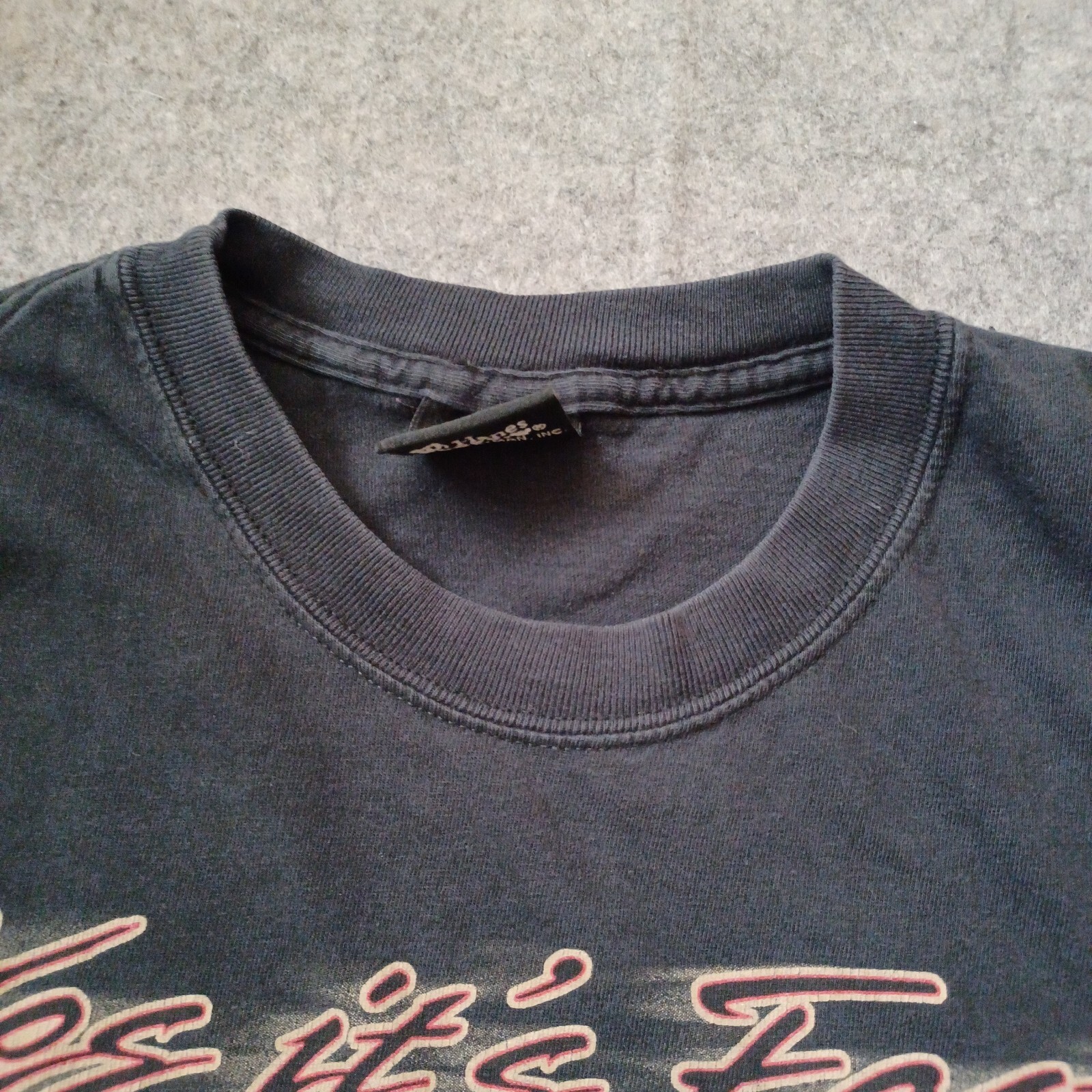 Vtg Harley Davidson T Shirt Mens Black L Logo Pat Rogers Speedway Motorcycle Y2K