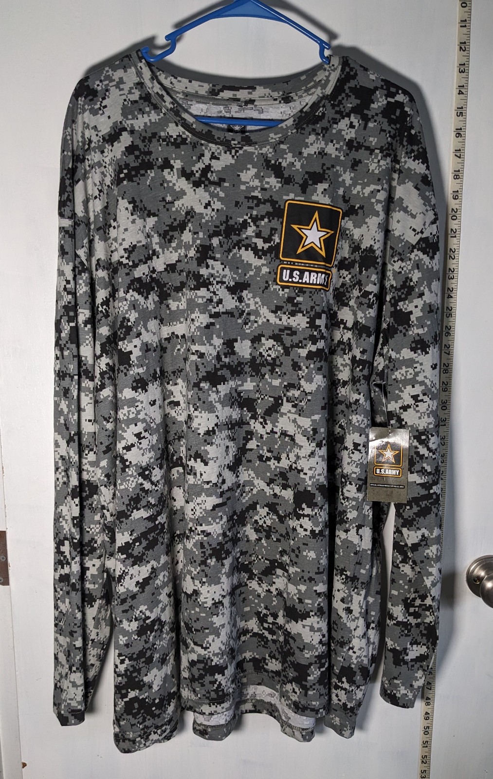 3XL U.S. Army Grey Digital Camouflage Long Sleeve Shirt