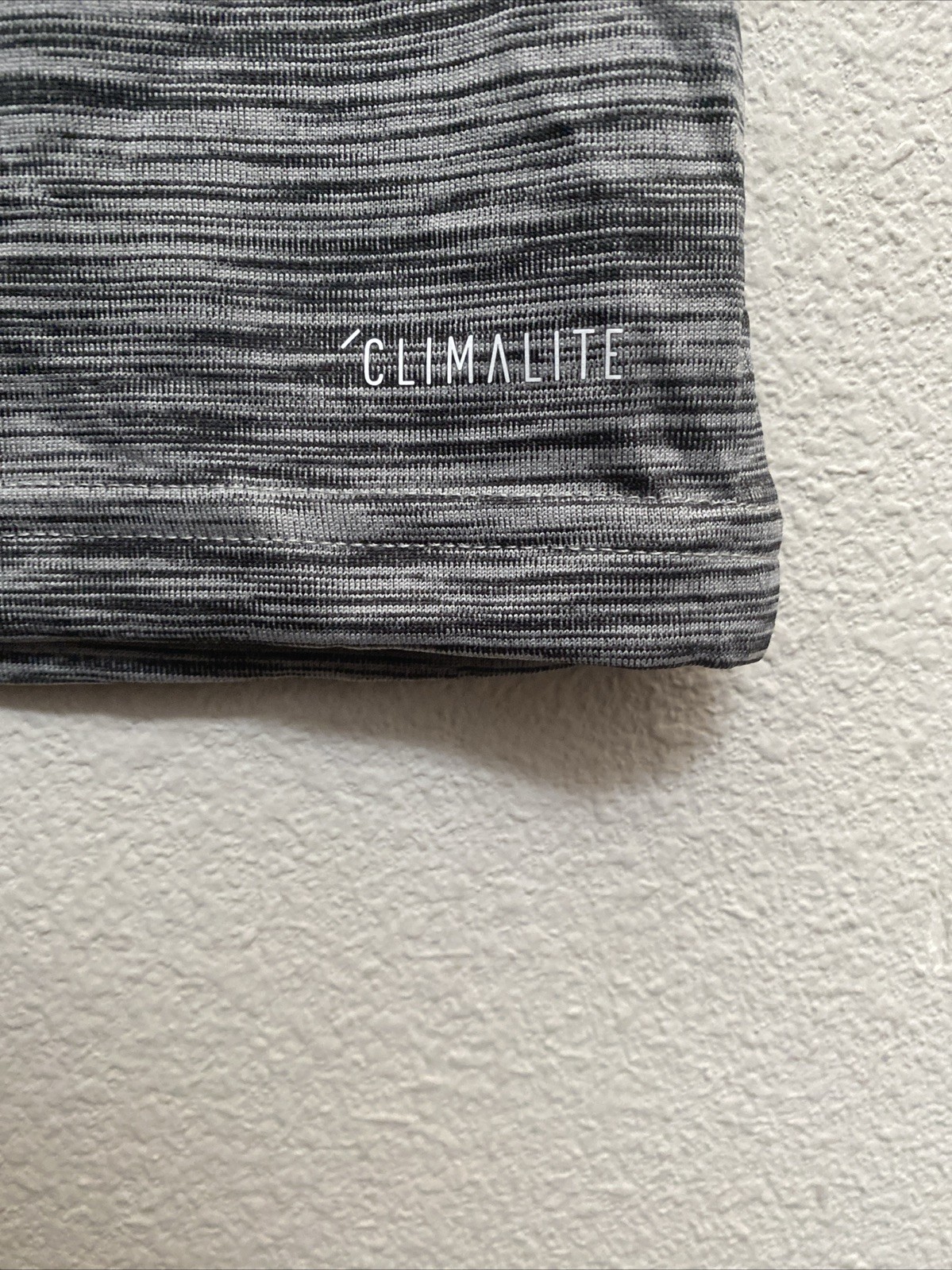 NEW Adidas Climalite Large Men’s Gray T-Shirt Short Sleeve Crew Neck 3S Tee NWT