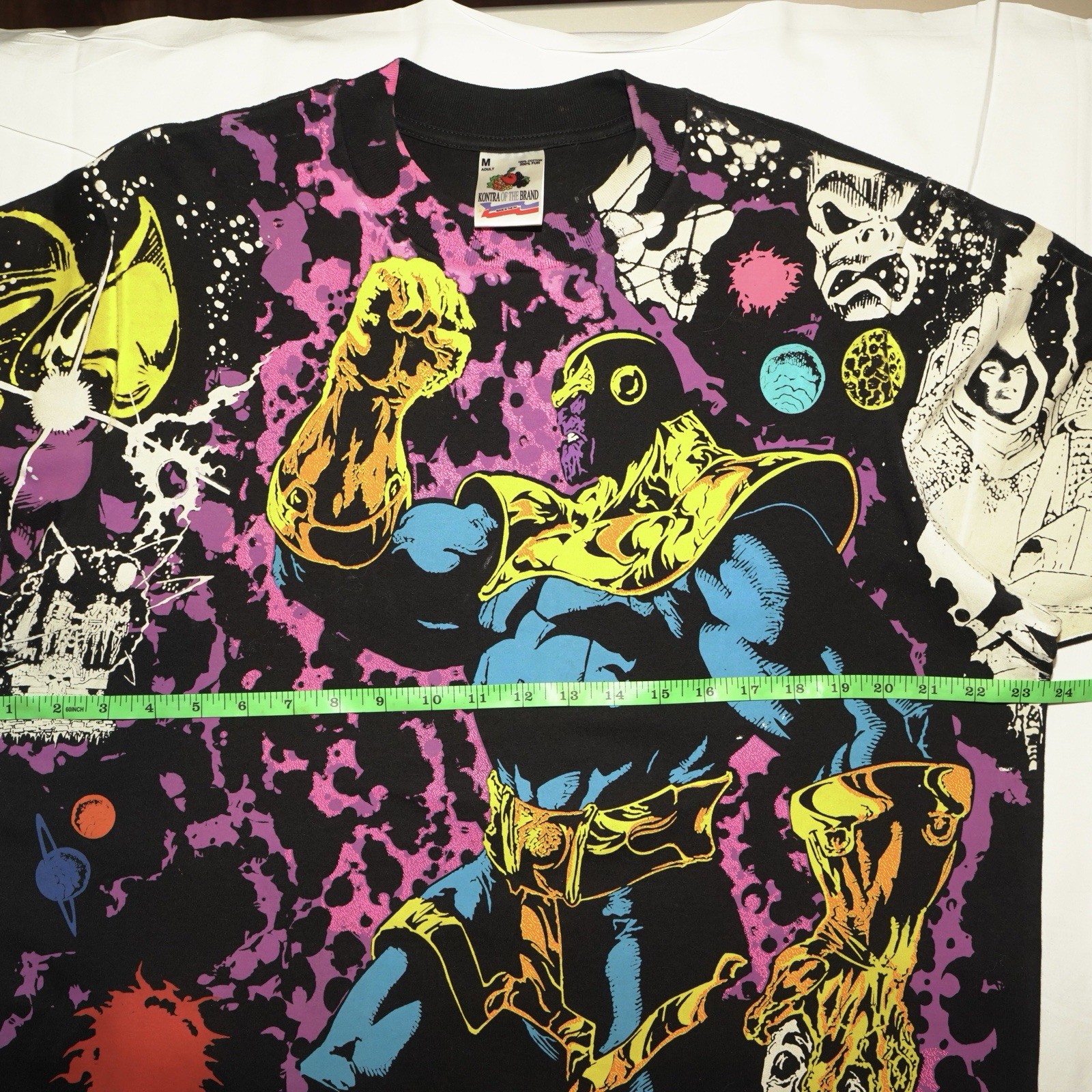 Thanos Mega Print T Shirt Size By Vintage Vitamin marvel