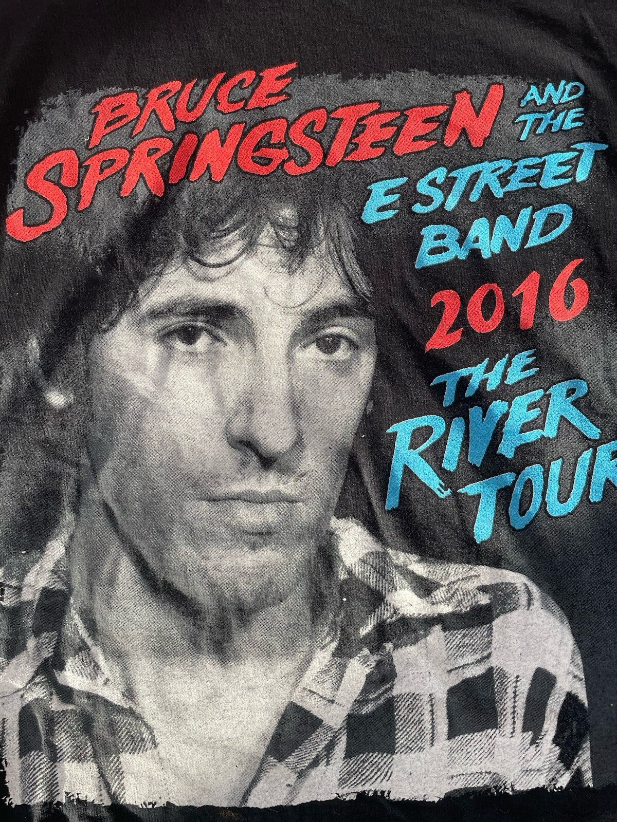 Bruce Springsteen 2016 The River Tour T-shirt Rare Jersey MetLife Show Variation