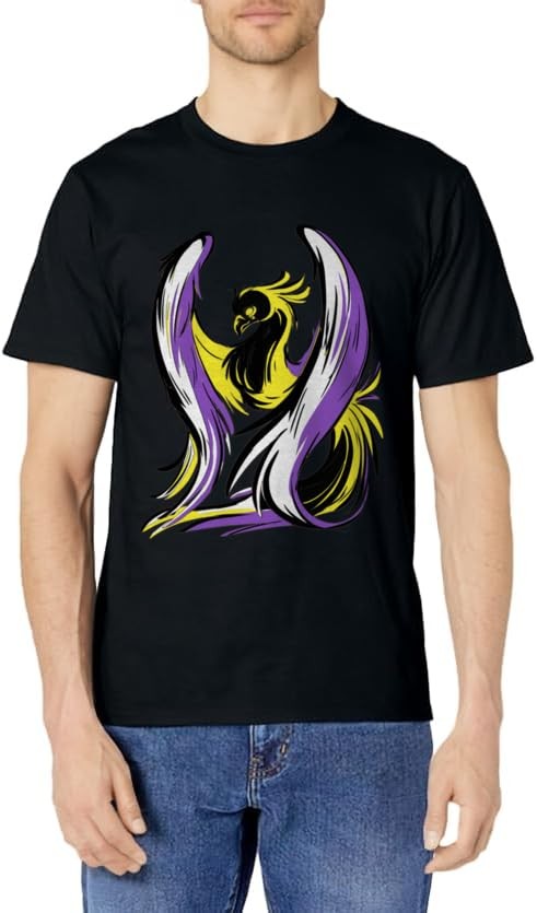 Non Binary Pride Flag Colors Nonbinary Transgender Support T-Shirt