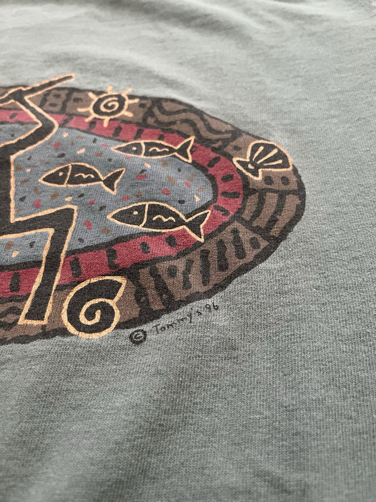 Vintage 90’s Made In USA Native American Inspired T Shirt Size Large Rare Vtg
