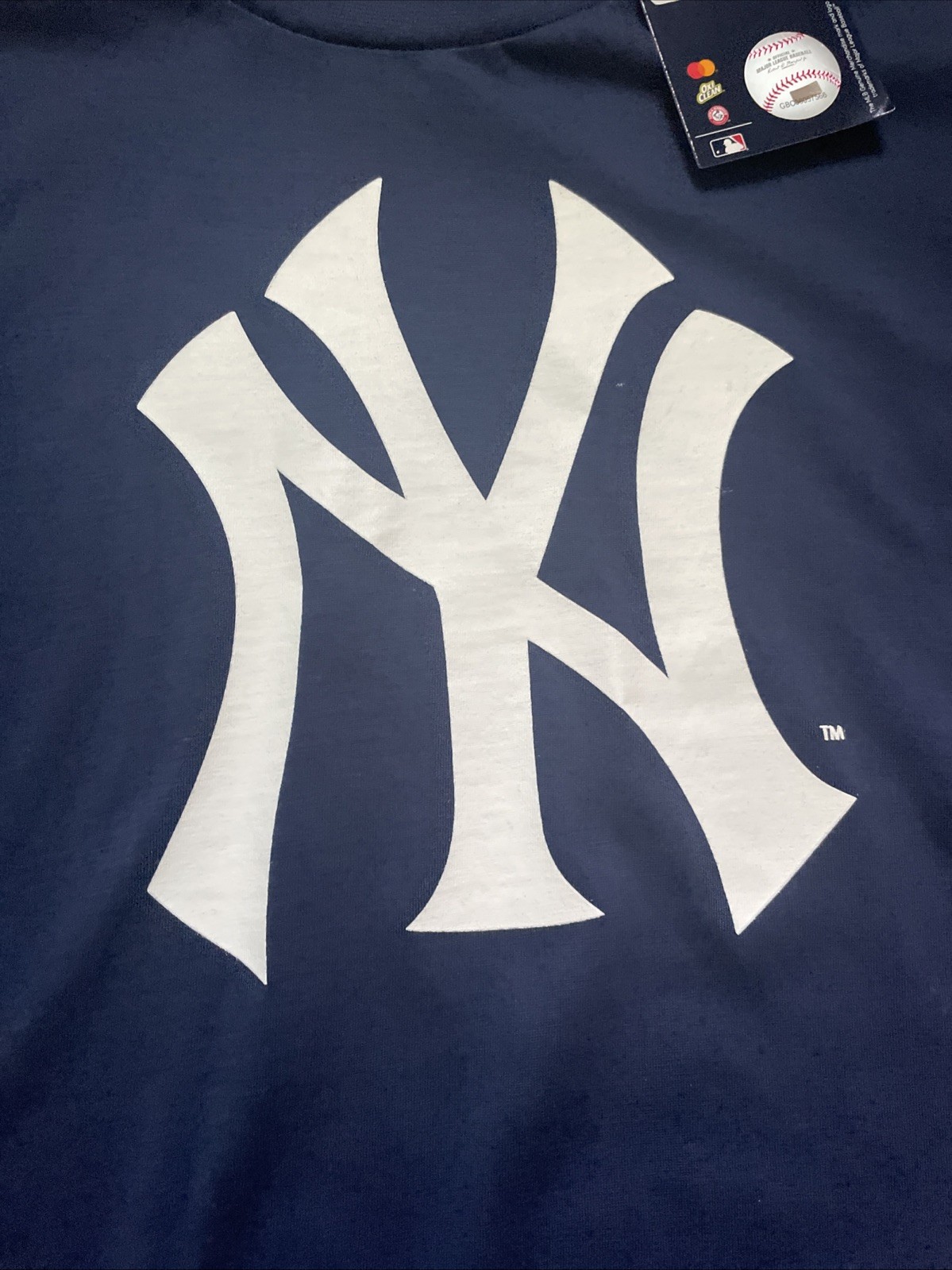 New York Yankees Shirt Baseball Boys NWT Genuine Merchandise L XL Large 14-16