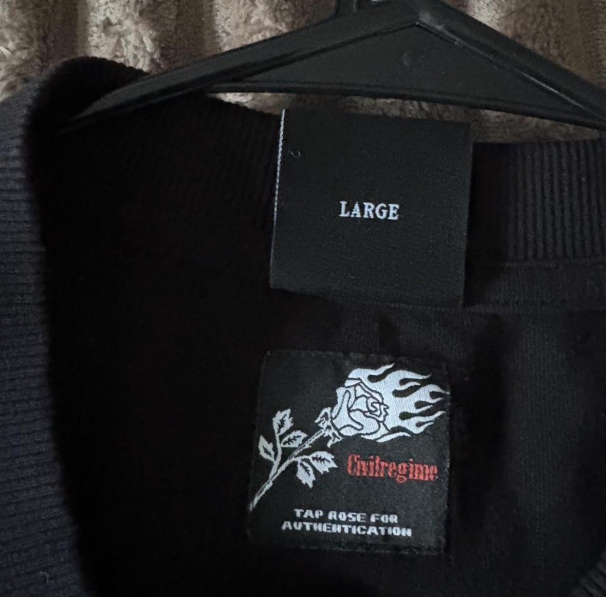 Civil Regime Darc Sport Men’s RFC “Idle Hands” Premium Tee Men’s Large NWT