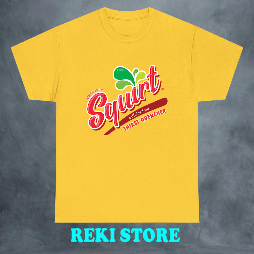 Squirt Best Soda Soft Drink Men’s Yellow T-shirt Size S-5XL