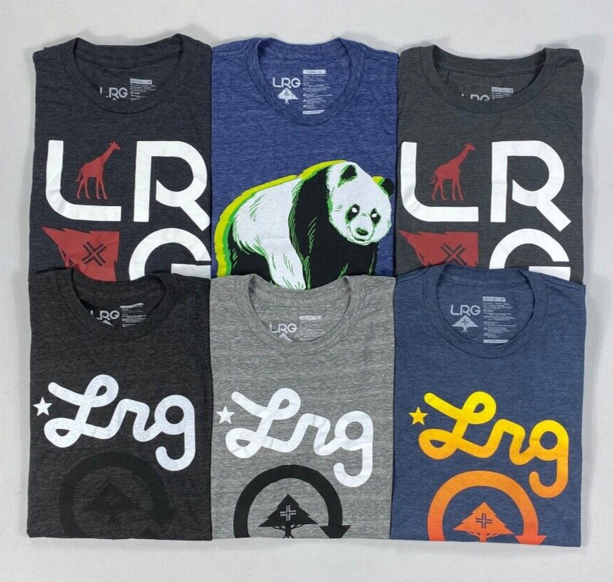 Men’s Lifted Research LRG Cotton/Polyester Heather T-Shirt New WITHOUT Tags