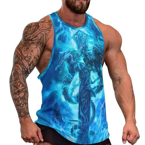 Mythology Lightning 3D Tank Top