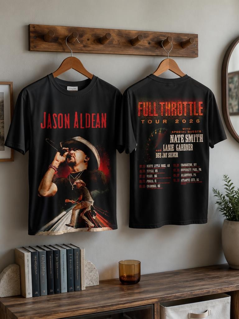 Jason Aldean Full Throttle 3D T-Shirts