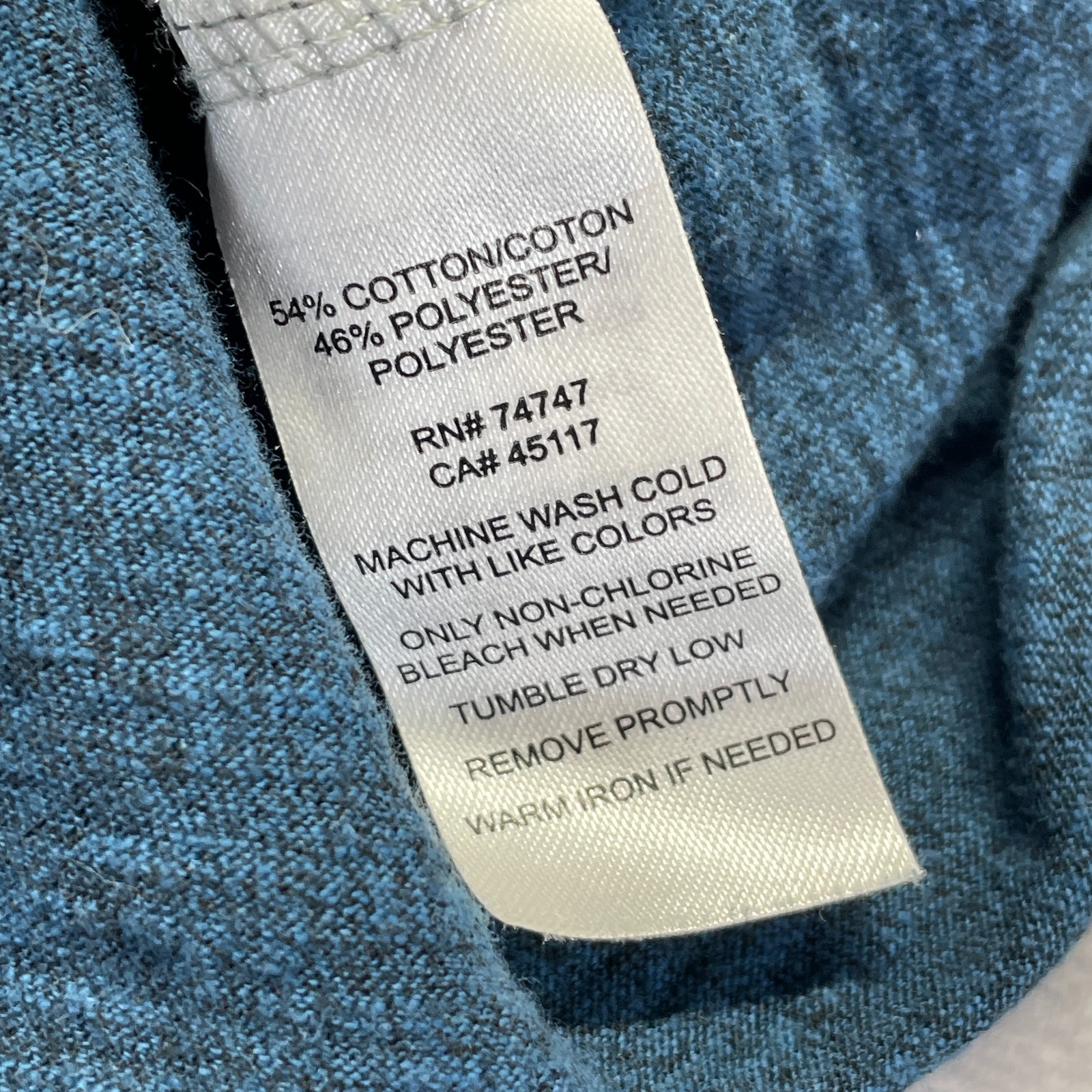 Red Head Brand Co. Shirt Mens Large Teal Gray Colorblock Long Sleeve Henley Neck