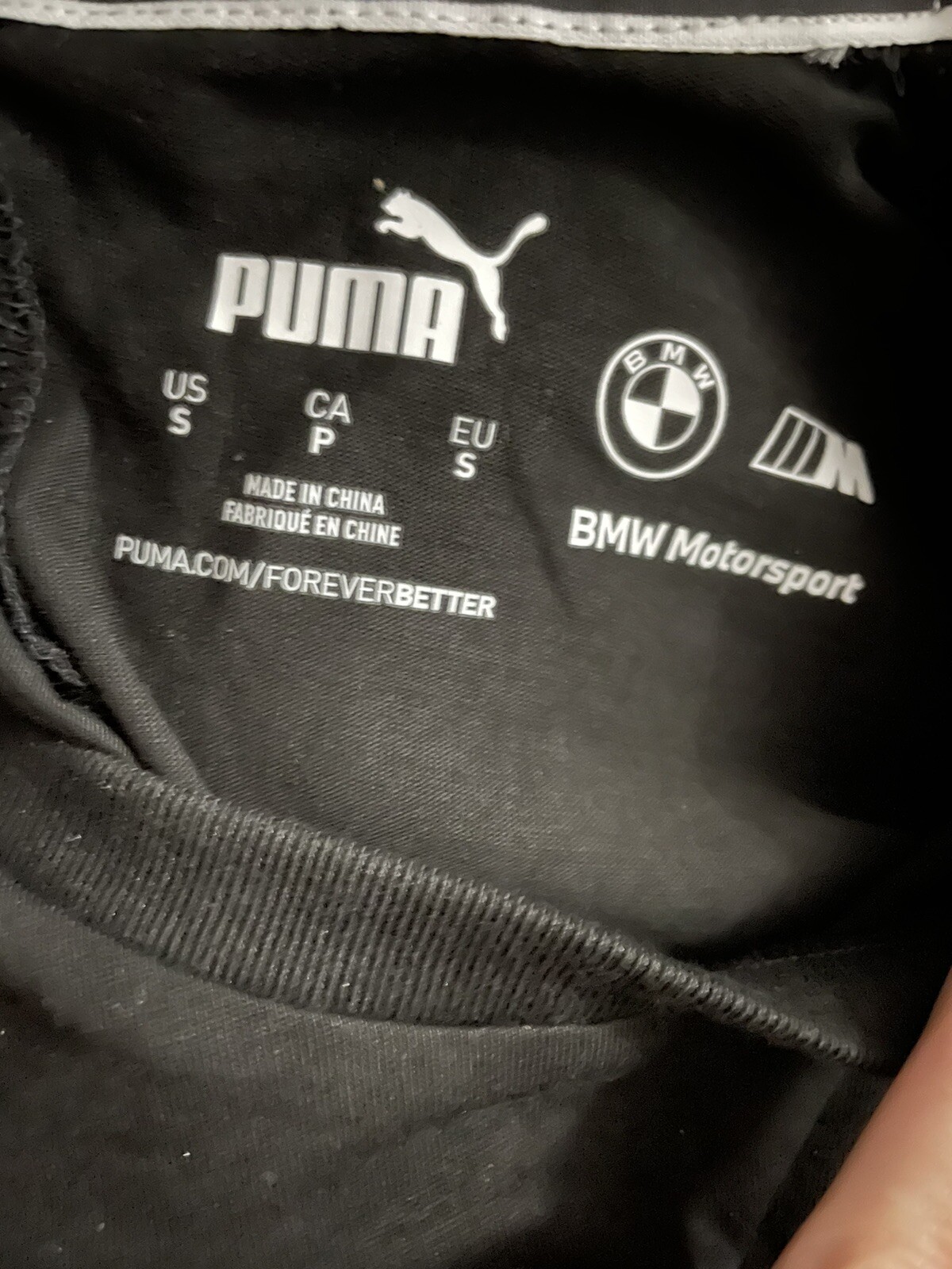 Puma BMW Motorsport MMS T7 Black Logo Tee Size (Small) TL60726
