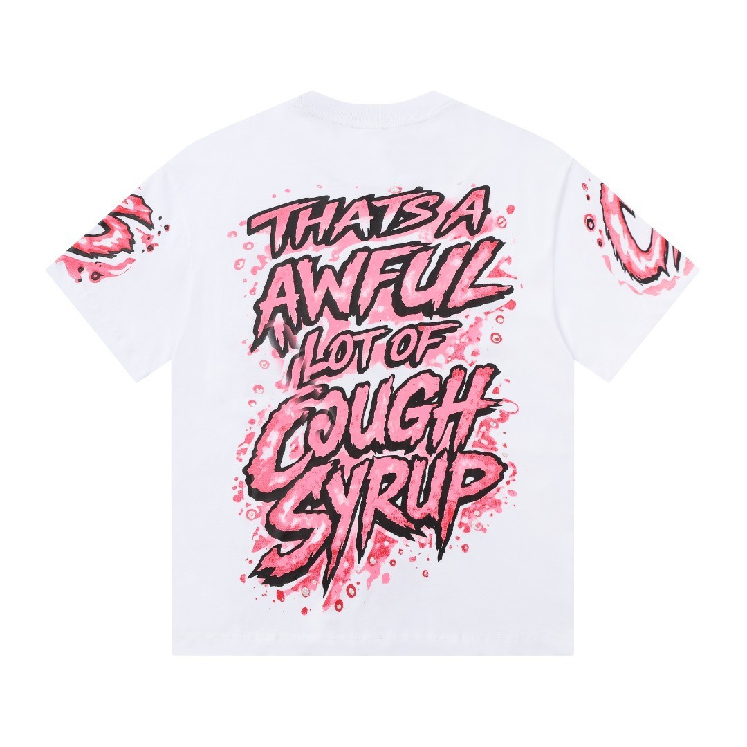 THAT’S A AWFUL LOT OF COUGH SYRUP Tshirt White & Black S-M-L-XL