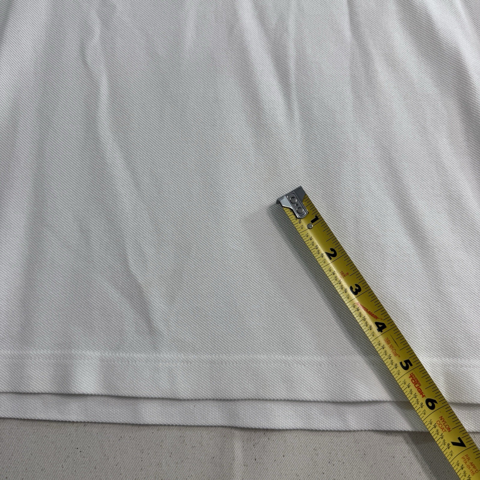 Lacoste Men’s Classic Logo T-Shirt, White Size 5 *stains