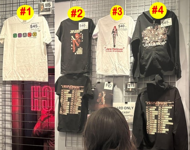 2 Sides Jane Remover – Live Exhibit Merch 2026 TShirt