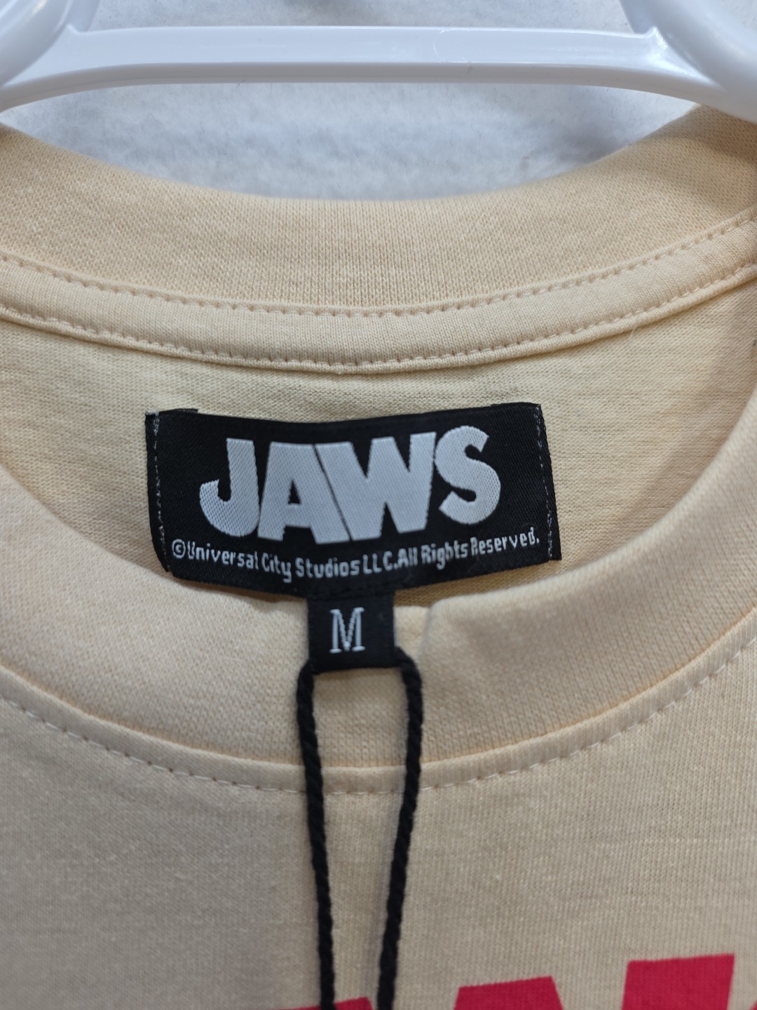 NWT Reason X JAWS Universal Studios Short Sleeve T-Shirt Men’s Size Medium