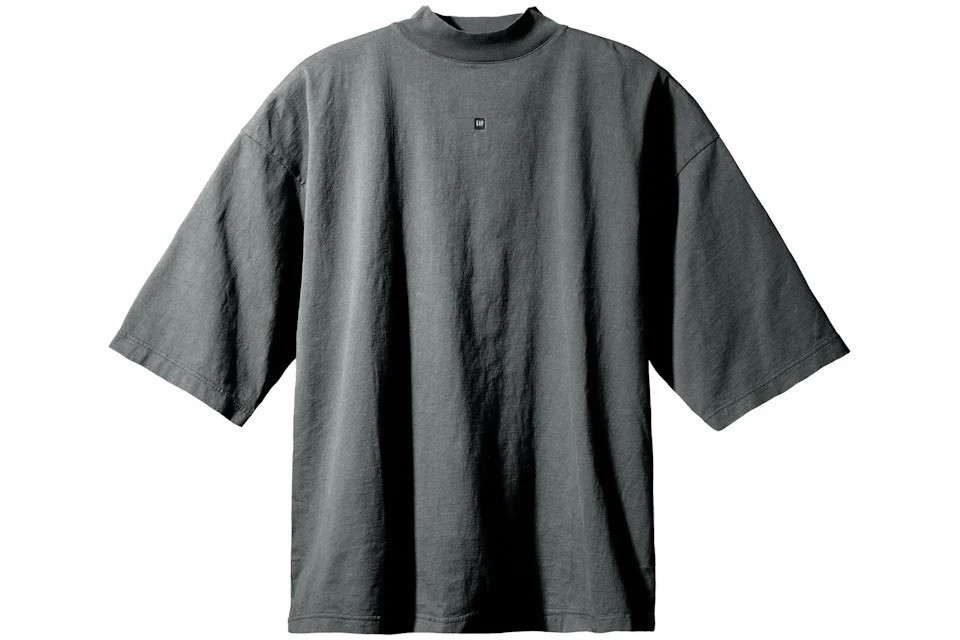 Yeezy Gap Engineered By Balenciaga 52 Logo 3/4 Sleeve Dark Green Size Medium