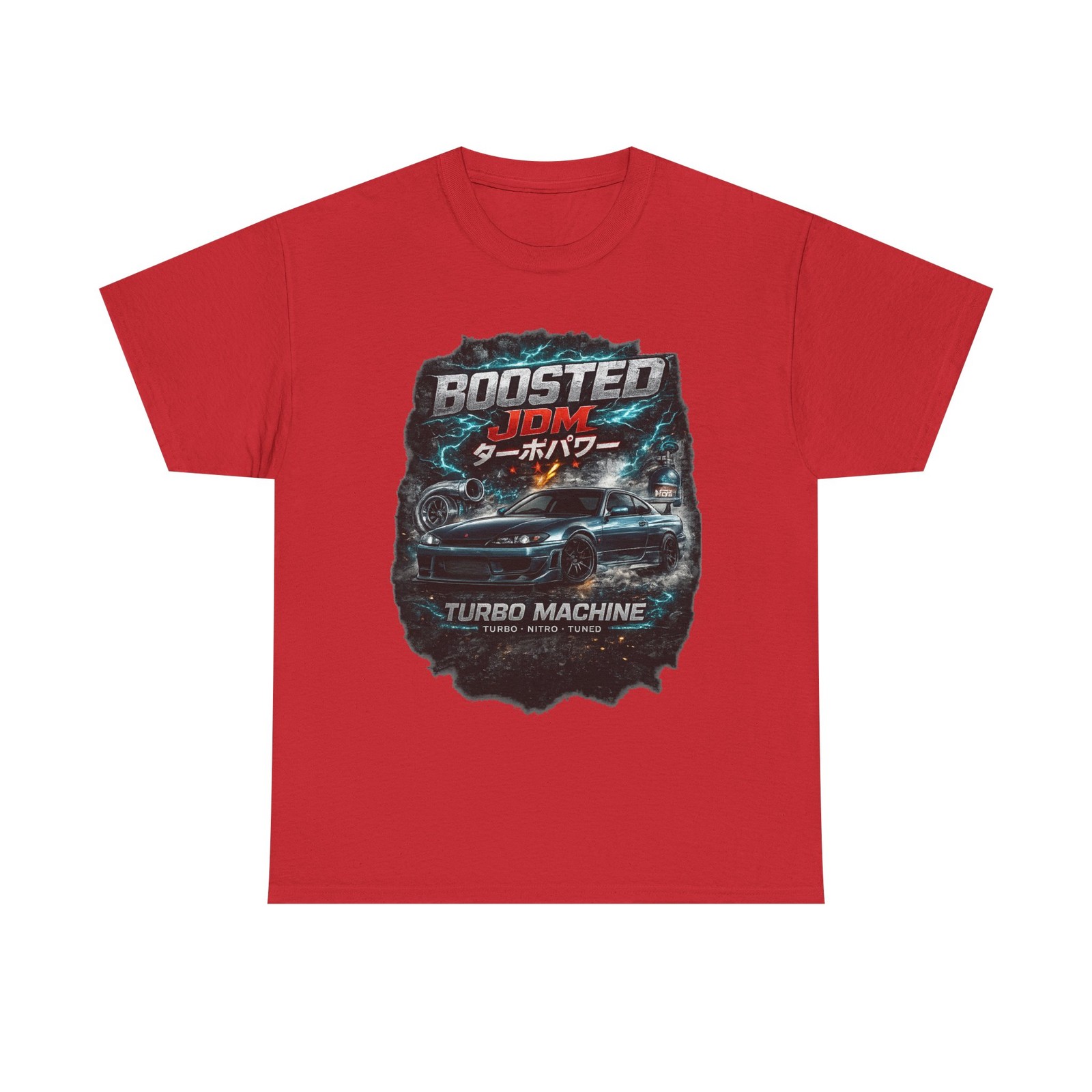 Boosted JDM Turbo Machine Tee | Japanese Car Racing Graphic