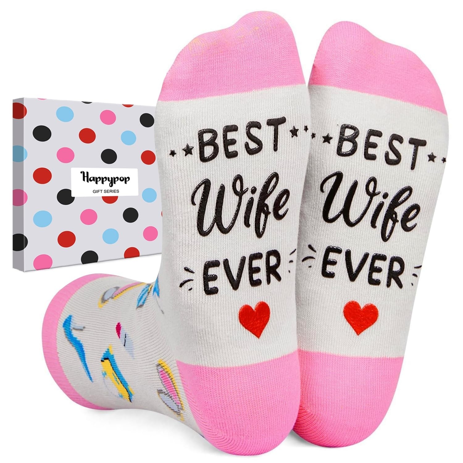 Cool Gifts for Wife – Gifts for Her Wife, Anniversary Valentine Birthday Sock…