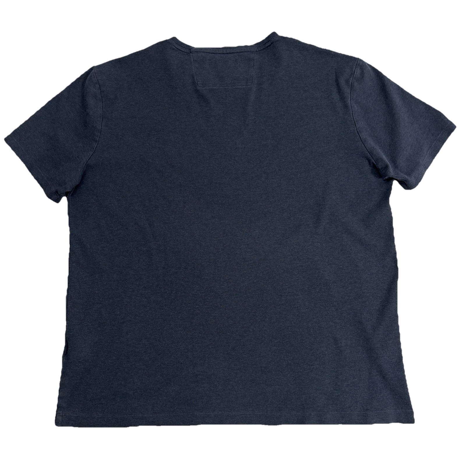 Banana Republic Luxury Touch Crew Shirt Solid Navy Blue T-Shirt ✅ Sz Large Tall
