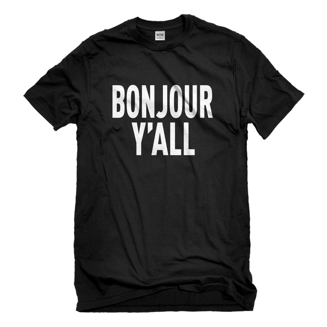 Mens Bonjour Yall Short Sleeve T-shirt #3028