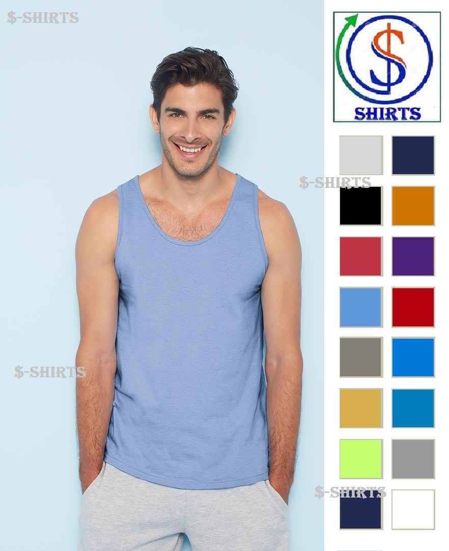 Brand New Gildan 2200 Men’s Athletic Ultra Cotton® Tank Top On Sale!