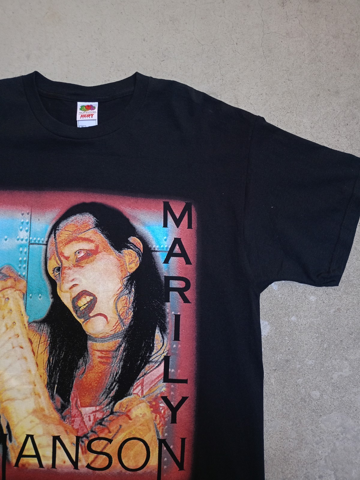 VINTAGE 2003 MARILYN MANSON T-SHIRT – THE GOLDEN AGE OF GROTESQUE-XL-MINT FOTL