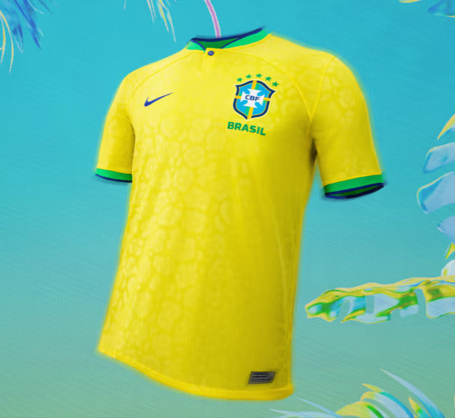 Nike Brazil 2022 World Cup Home Jersey Player Issue Dri-FIT ADV Yellow Mens Size