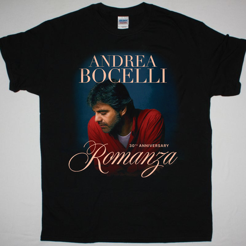 30th Anniversary Andrea Bocelli Shirt Unisex Concert S-5XL AA04